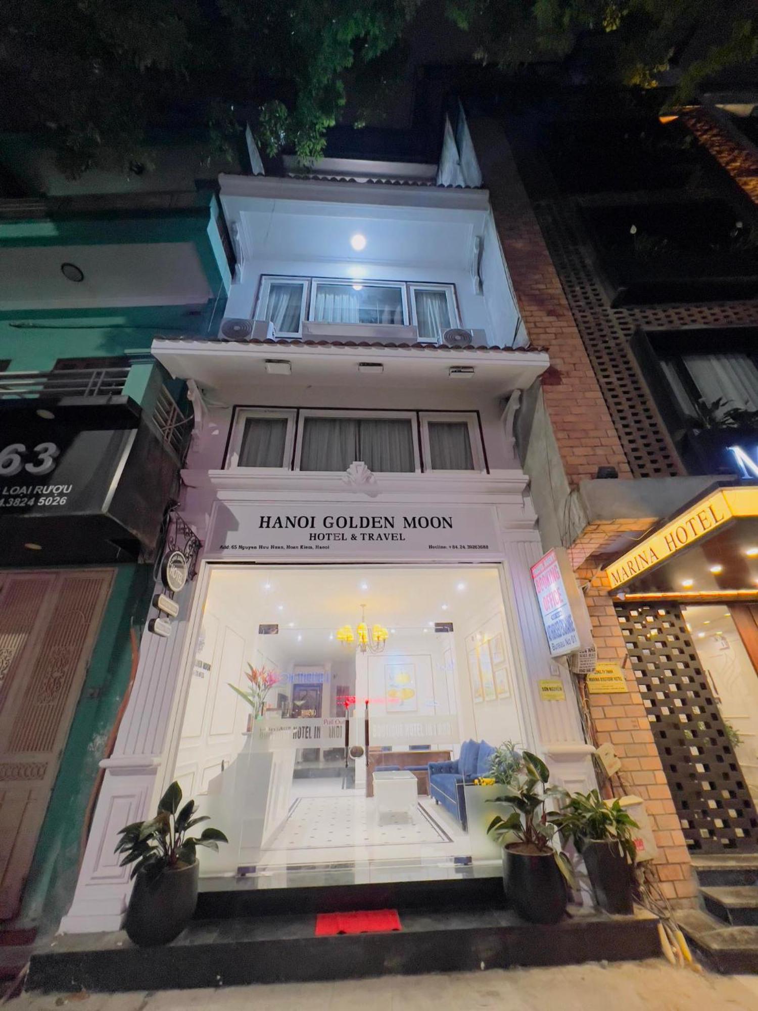 โรงแรมฮานอยโกลเดนมูน ภายนอก รูปภาพ